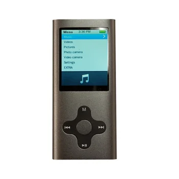 Mach Speed Eclipse-180G2 4GB MP3 Music and Video Player with FM Radio - Gun Metal