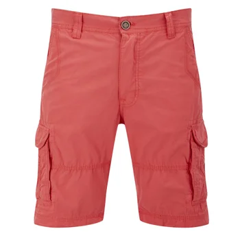 Threadbare Men's Fargo Cargo Shorts - Bright Coral