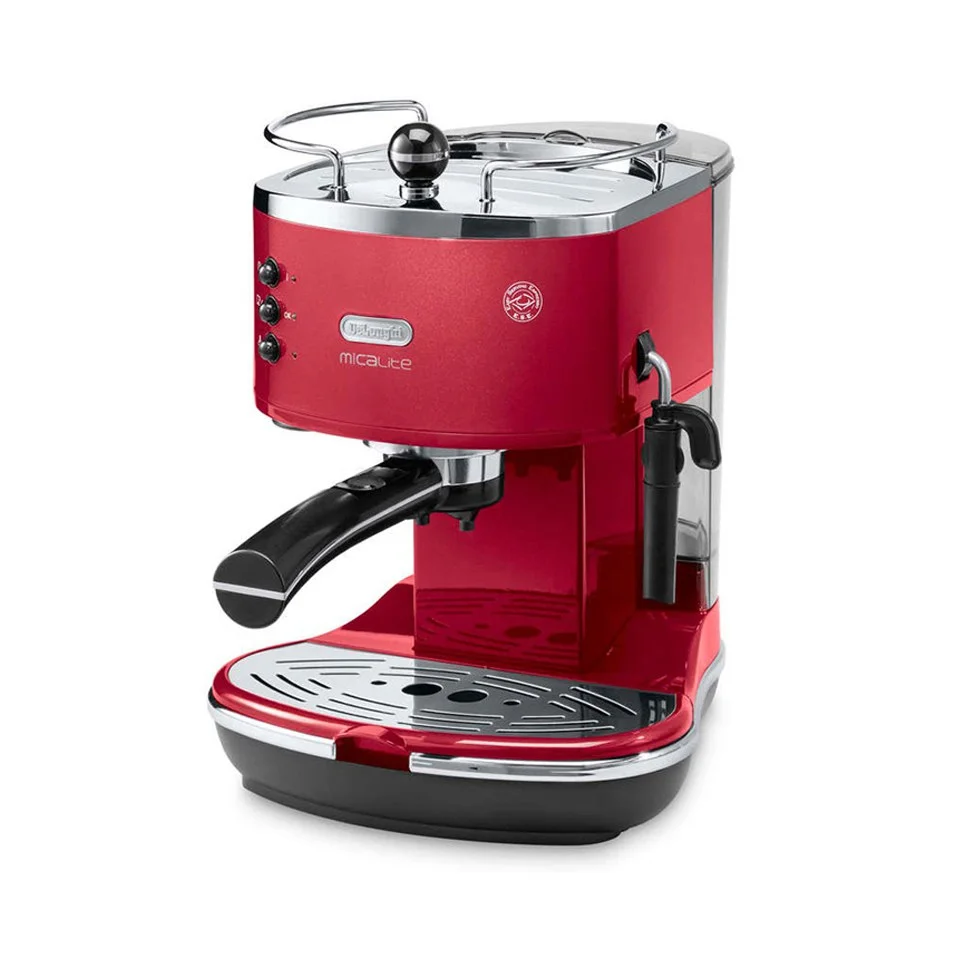 De'Longhi ECOM311.R Icona Micalite Espresso Coffee Machine - Red Image 1