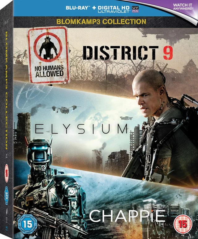 Chappie / District 9 / Elysium