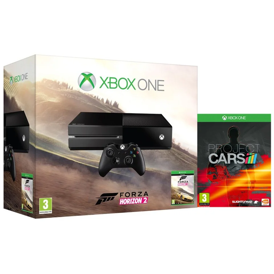 Xbox One Console - Includes Forza Horizon 2 & Project Cars Image 1