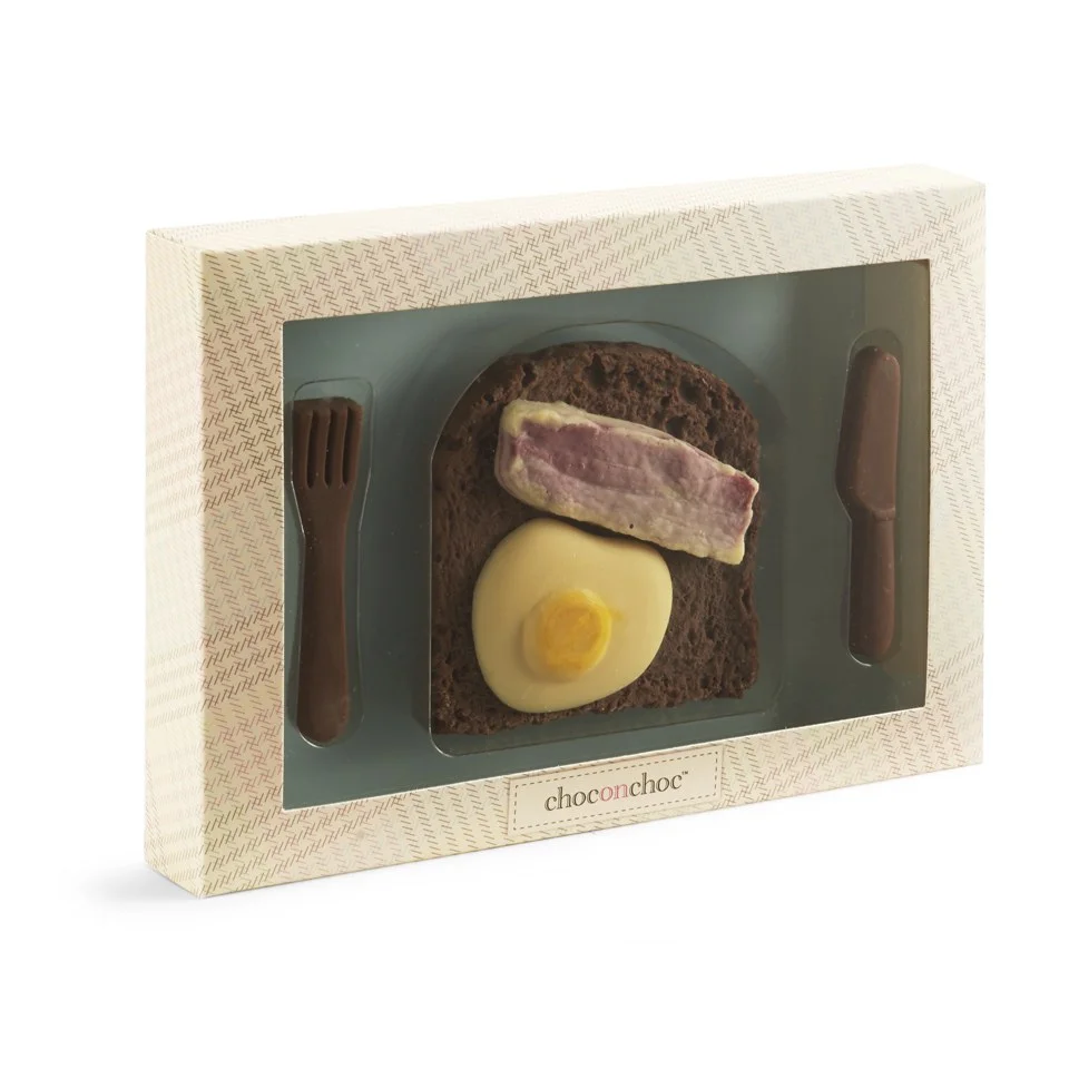 Chocolate Egg and Bacon on Toast Image 1