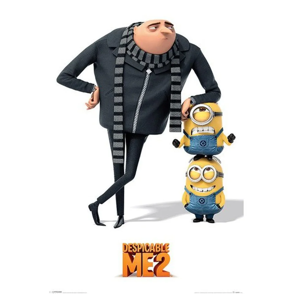Despicable Me 2 Gru And Minions - 24 x 36 Inches Maxi Poster Image 1