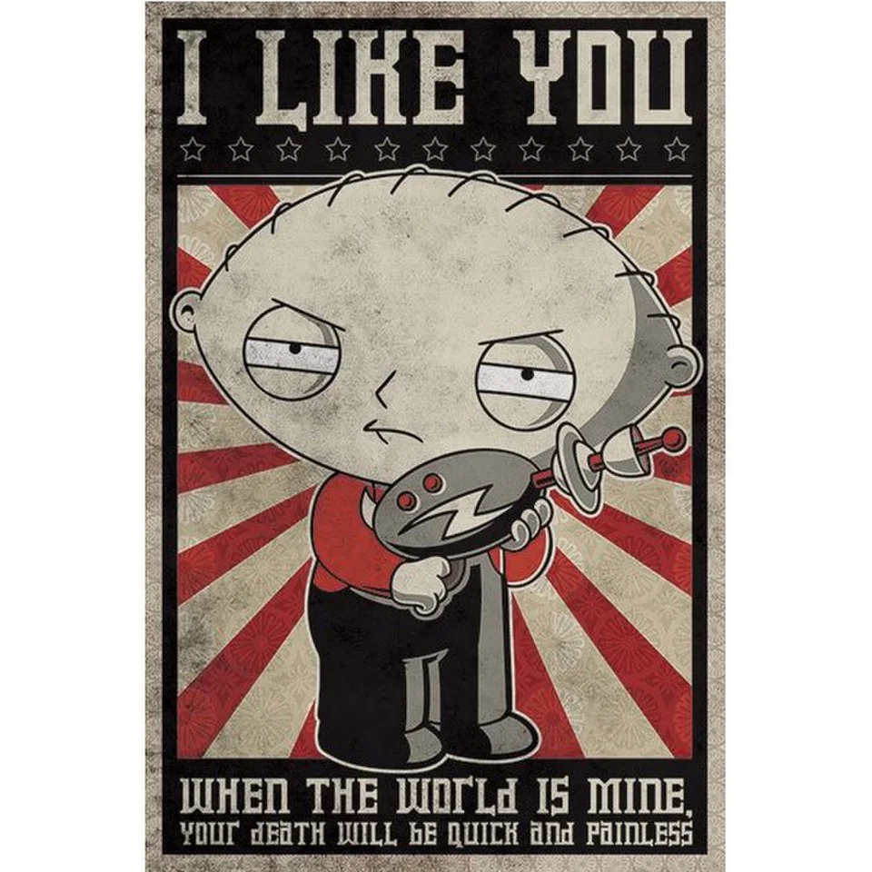 Family Guy Stewie Propaganda - 24 x 36 Inches Maxi Poster Image 1
