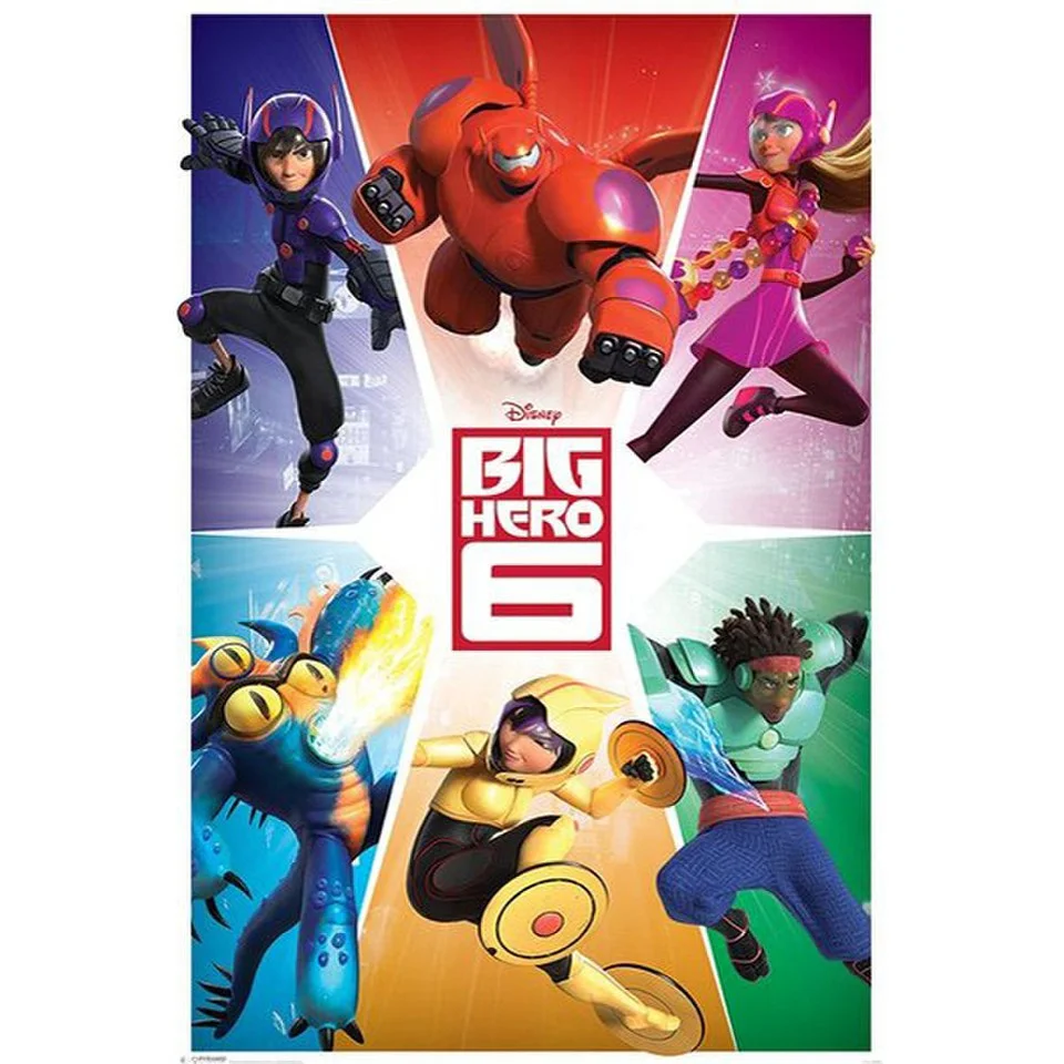 Disney Big Hero 6 Team - 24 x 36 Inches Maxi Poster Image 1