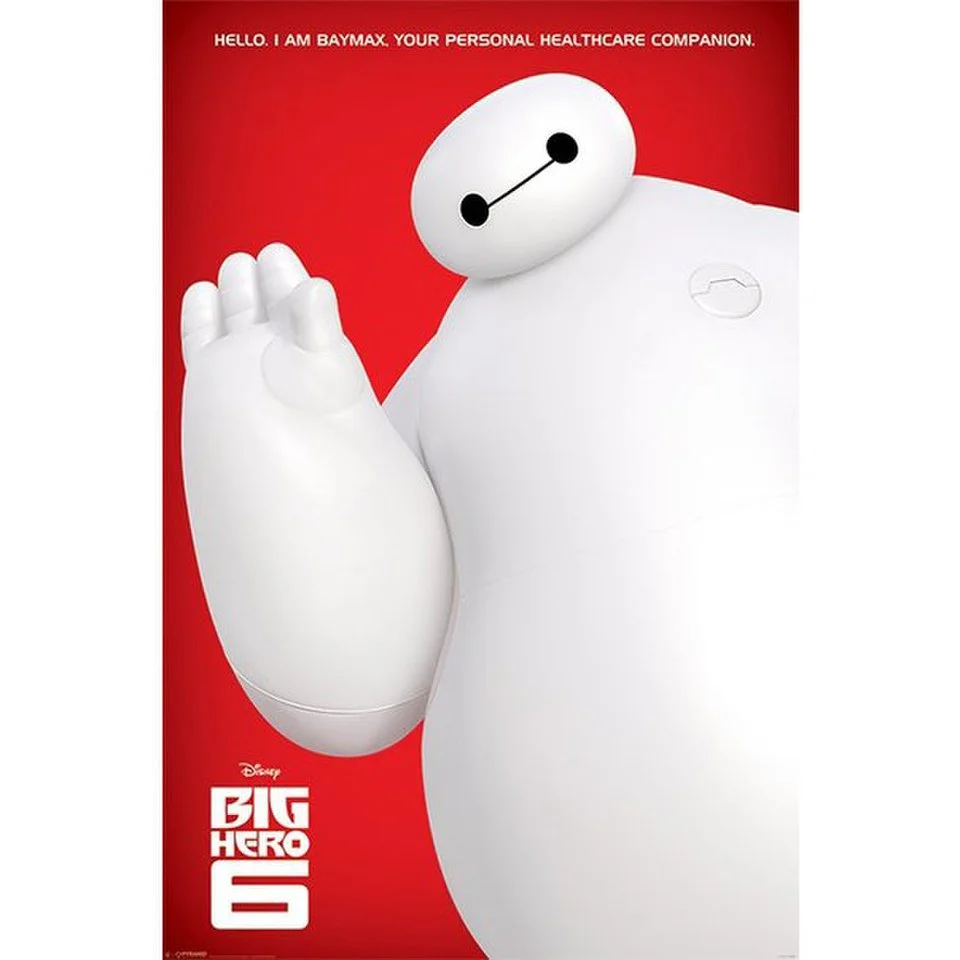 Disney Big Hero 6 I Am Baymax - 24 x 36 Inches Maxi Poster Image 1