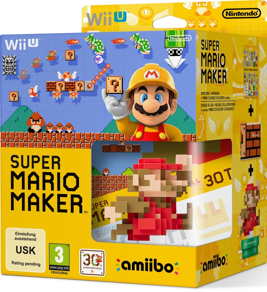 Super Mario Maker - Includes Artbook & amiibo Figure Image 1
