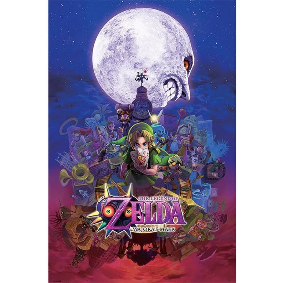 Nintendo The Legend Of Zelda Majora's Mask - 24 x 36 Inches Maxi Poster Image 1