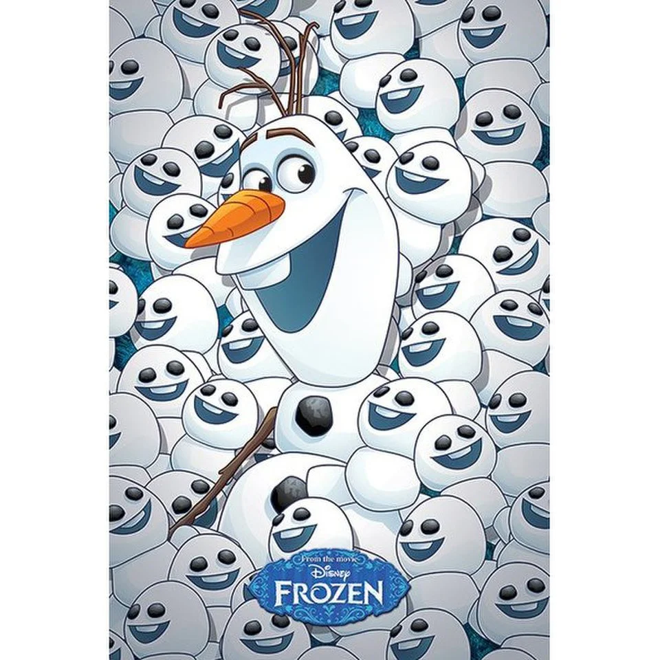 Disney Frozen Fever Olaf & baby Olafs - 24 x 36 Inches Maxi Poster Image 1