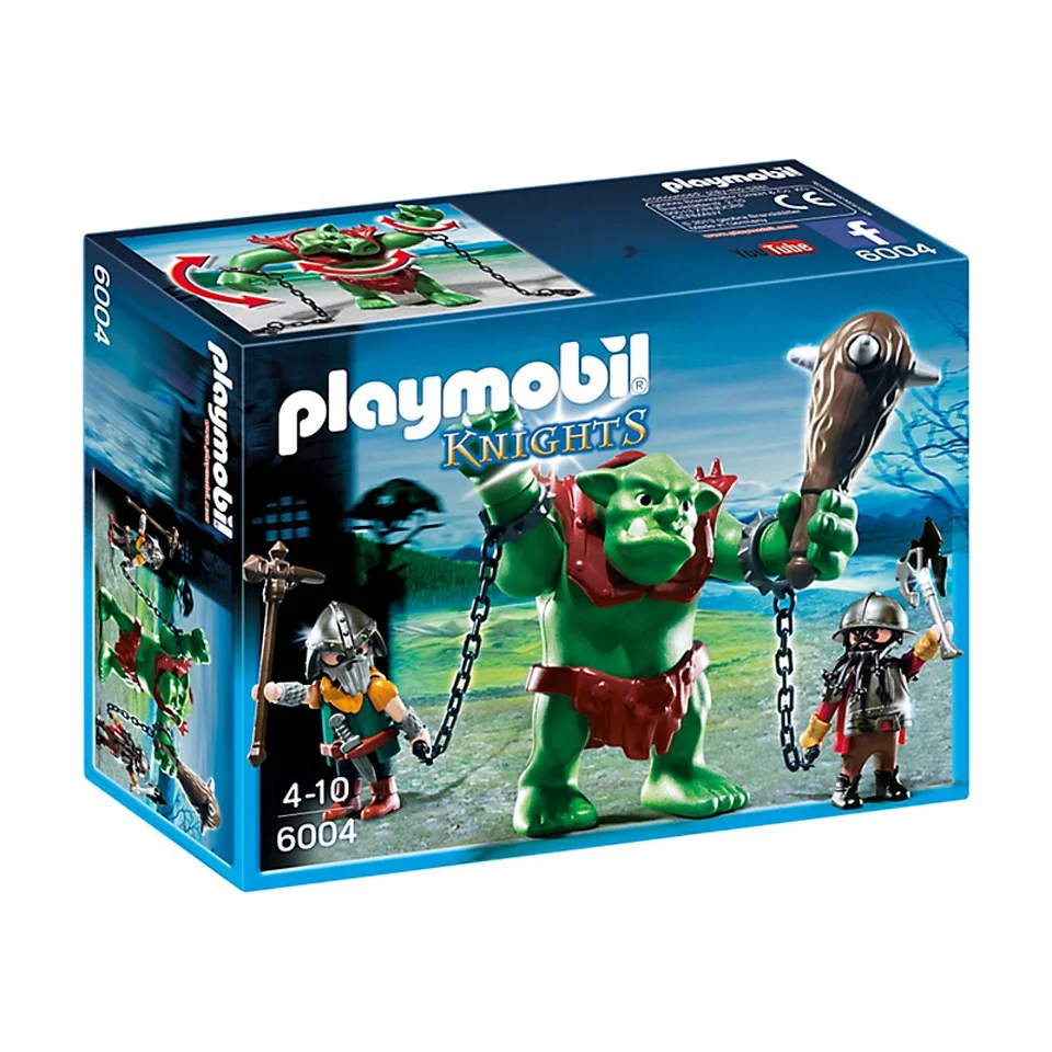 Playmobil Giant Troll with Dwarf Fighters (6004) Image 1
