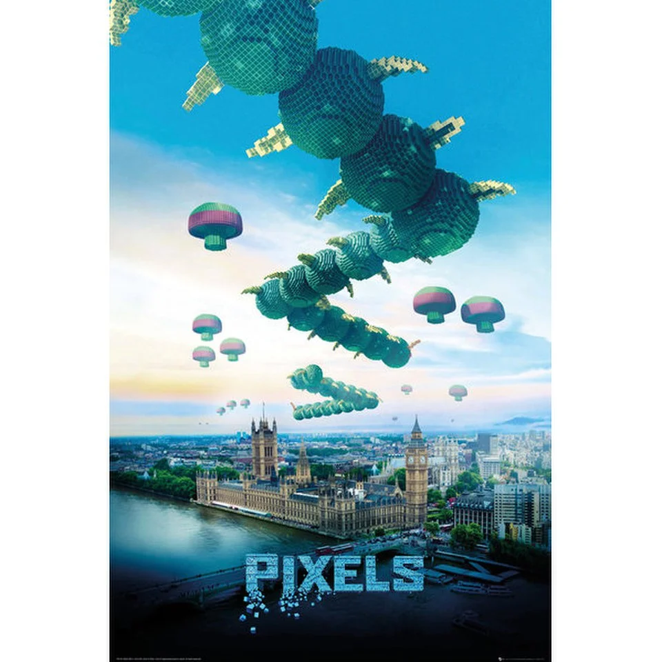 Pixels Centipede - 24 x 36 Inches Maxi Poster Image 1