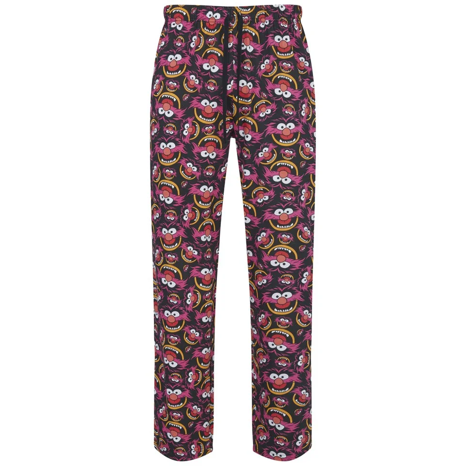 The Muppets Animal Men's All Over Print Lounge Pants - Multi - S - Multi Image 1
