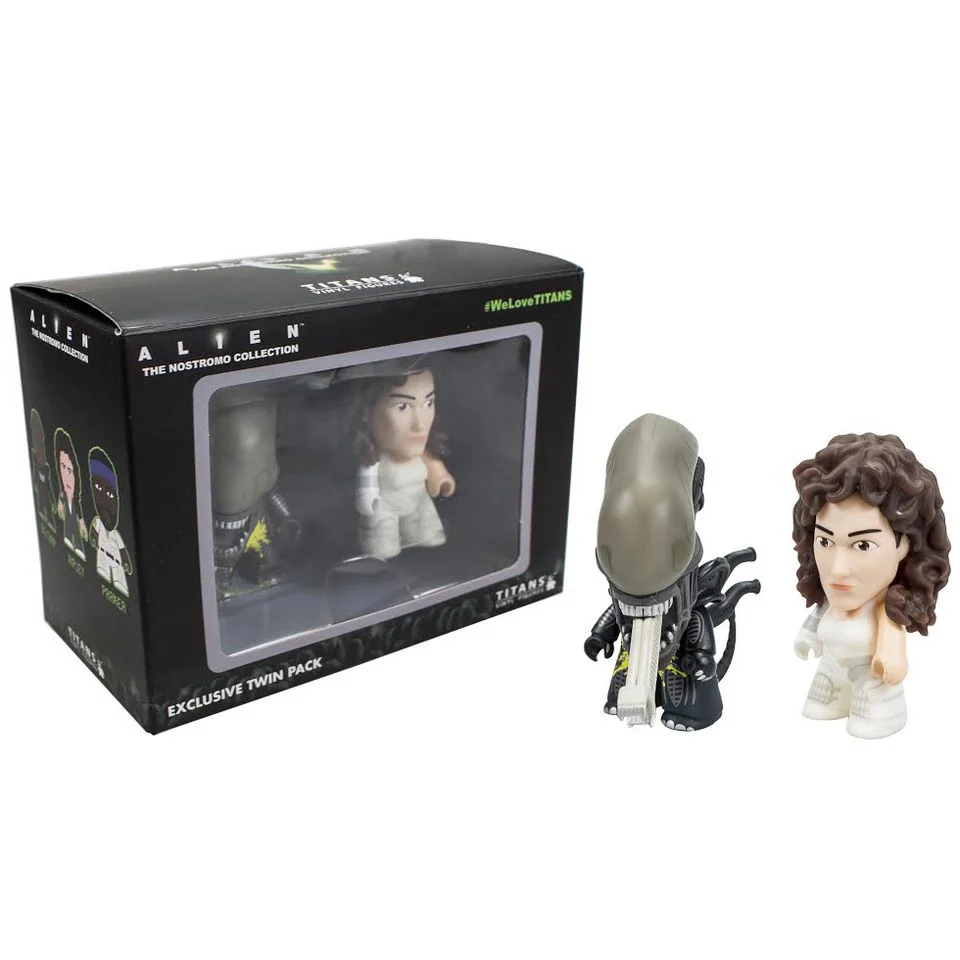 Titans Alien Ripley and Xenomorph 3 Inch Mini Figure 2-Pack Image 1