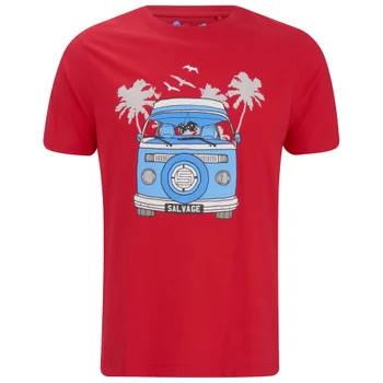 Salvage Men's Campervan T-Shirt - Red