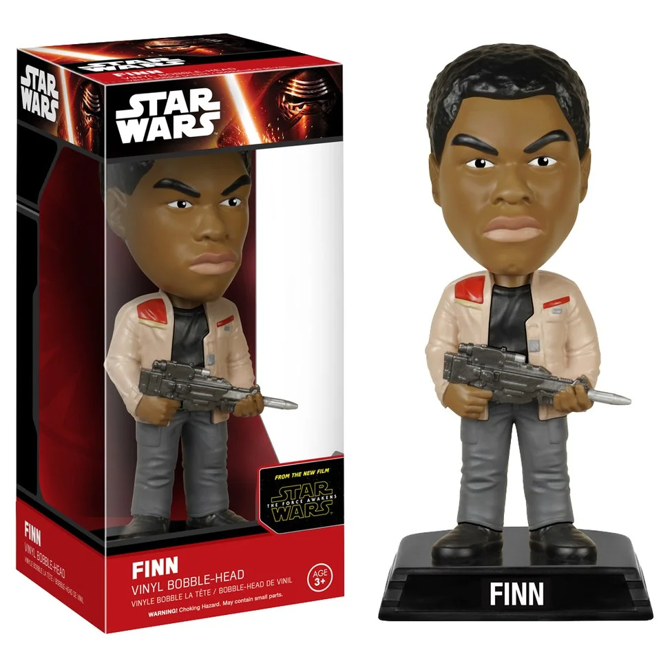 Star Wars The Force Awakens Finn Wacky Wobbler Bobble Head Image 1