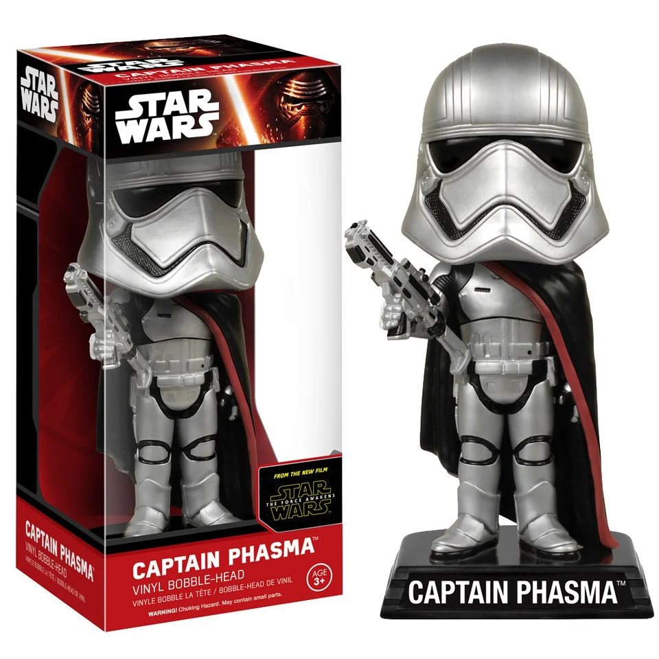 Star Wars The Force Awakens Captain Phasma Wacky Wobbler Bobble Head Image 1