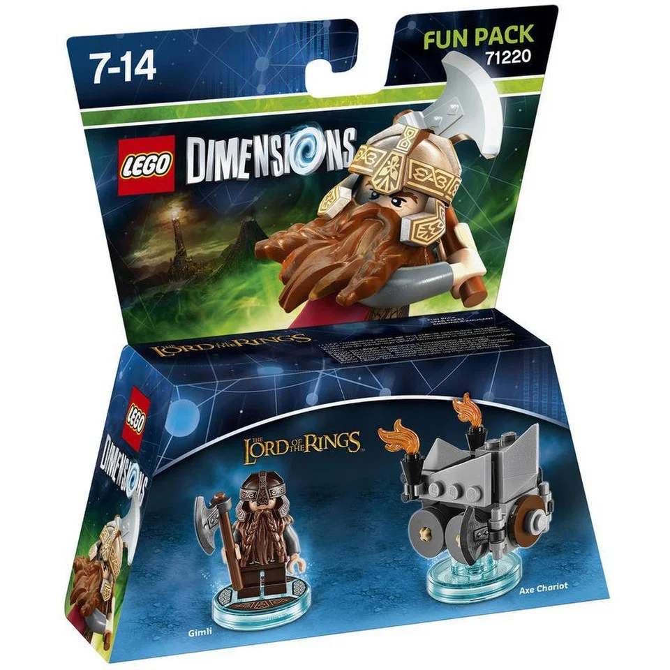 LEGO Dimensions, LOTR, Gimli Fun Pack Image 1