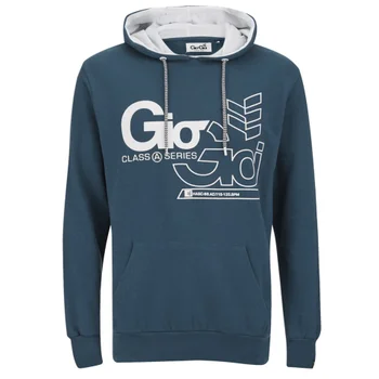 Gio Goi Men's Decker Hoody - Majolica Blue