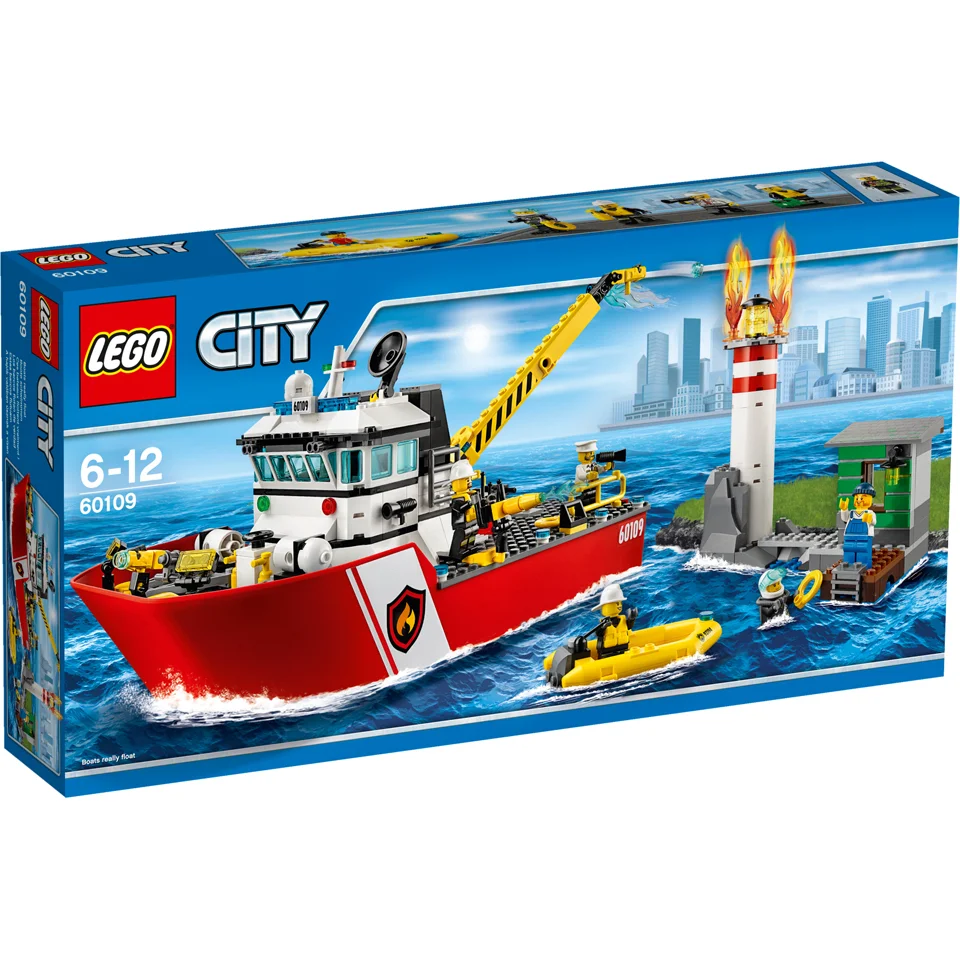 LEGO City: Fire Boat (60109) Image 1