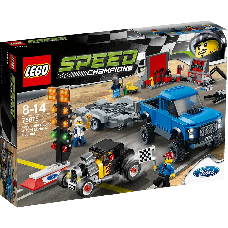 LEGO Speed Champions: Ford F-150 Raptor and Ford Model A Hot Rod (75875) Image 1