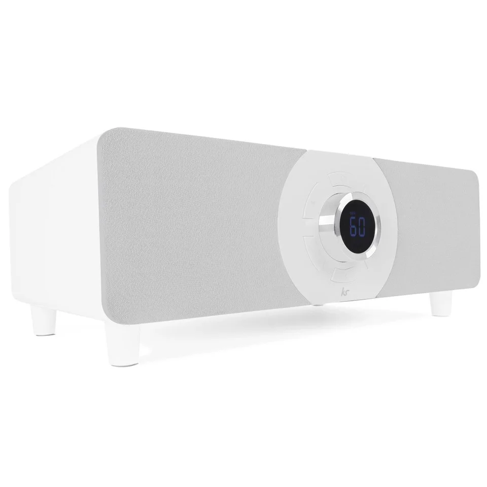 Kitsound Boom Evolution 110W Bluetooth Docking Station - White Image 1