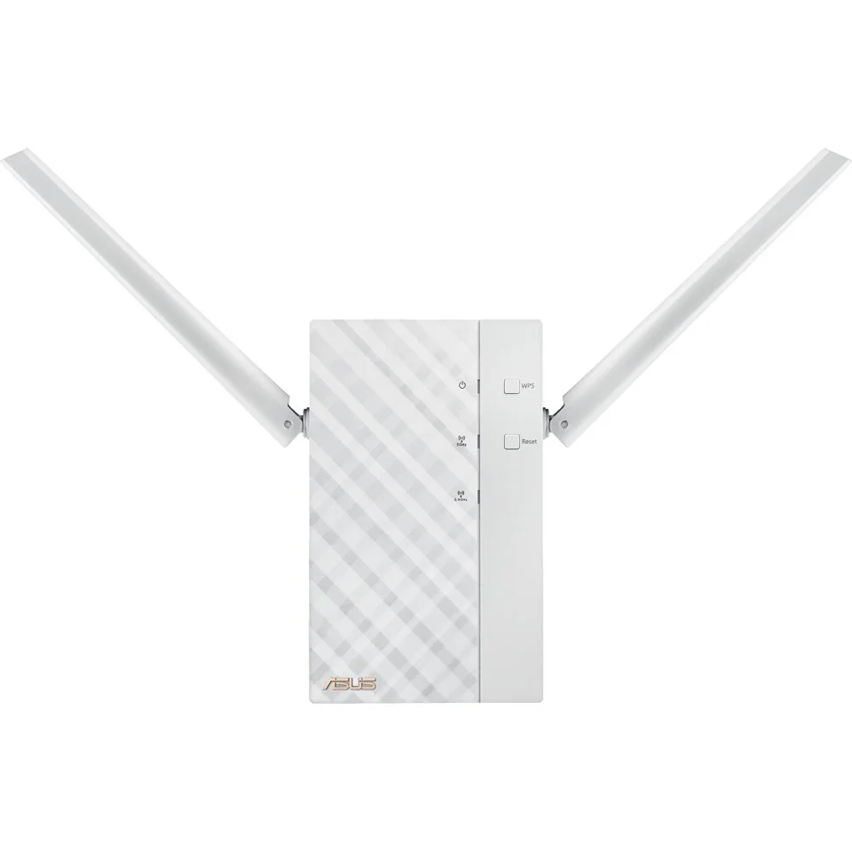 ASUS RP-AC56 Dual Band Wireless-AC1200 Rotatable Wall-Plug Range Extender with Adjustable Antenna Image 1