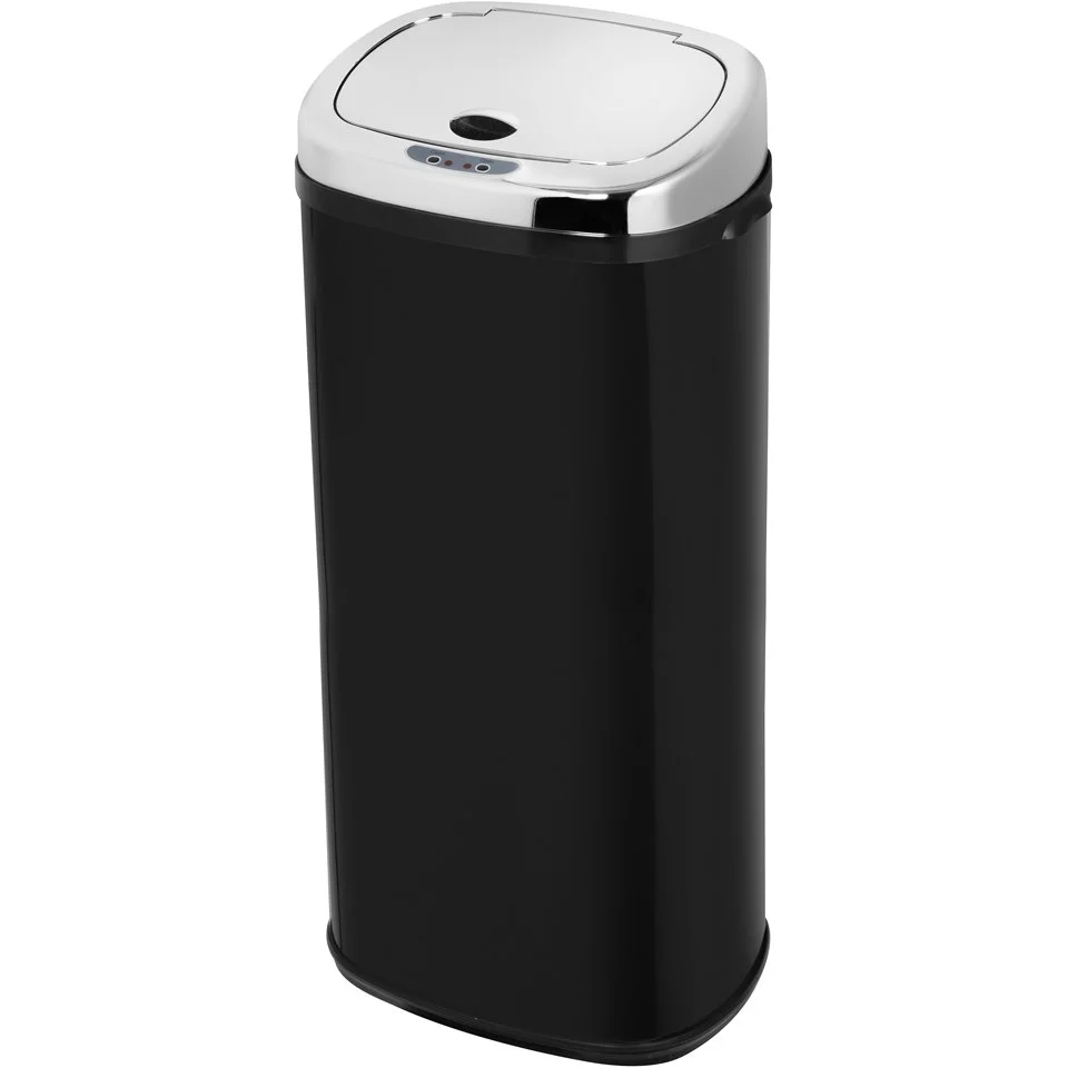Morphy Richards 971517/MO 50L Square Sensor Bin - Black Image 1