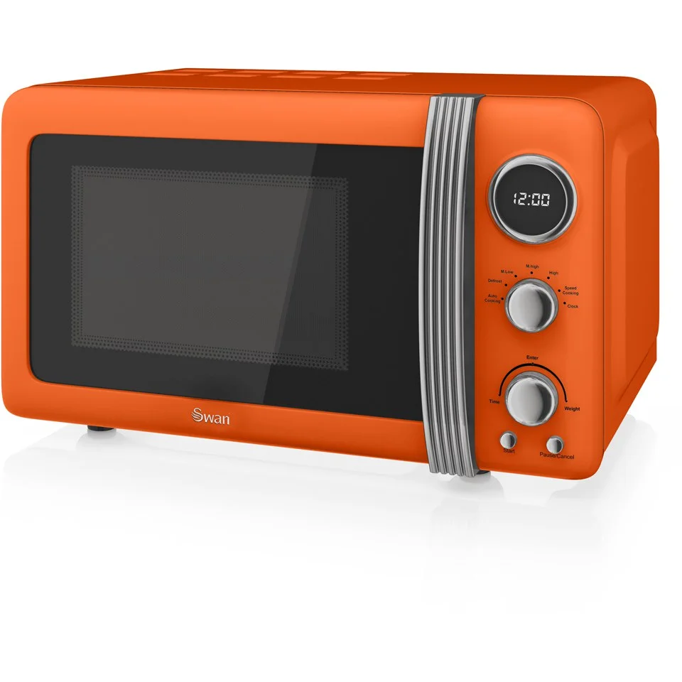 Swan SM22030ON 800W Digital Microwave - Orange Image 1