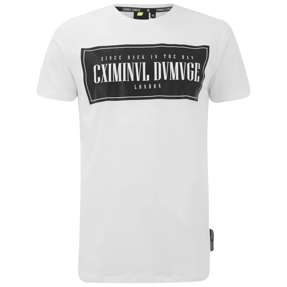 Criminal Damage Men's Since T-Shirt - White - S - White Image 1
