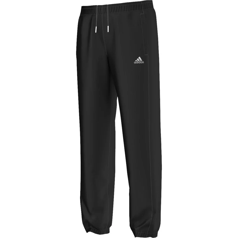 adidas Men's Sport Essential Track Pants - Black/White - S - Black/White Image 1