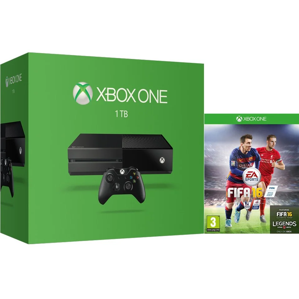 Xbox One 1TB Console - Includes FIFA 16 Image 1
