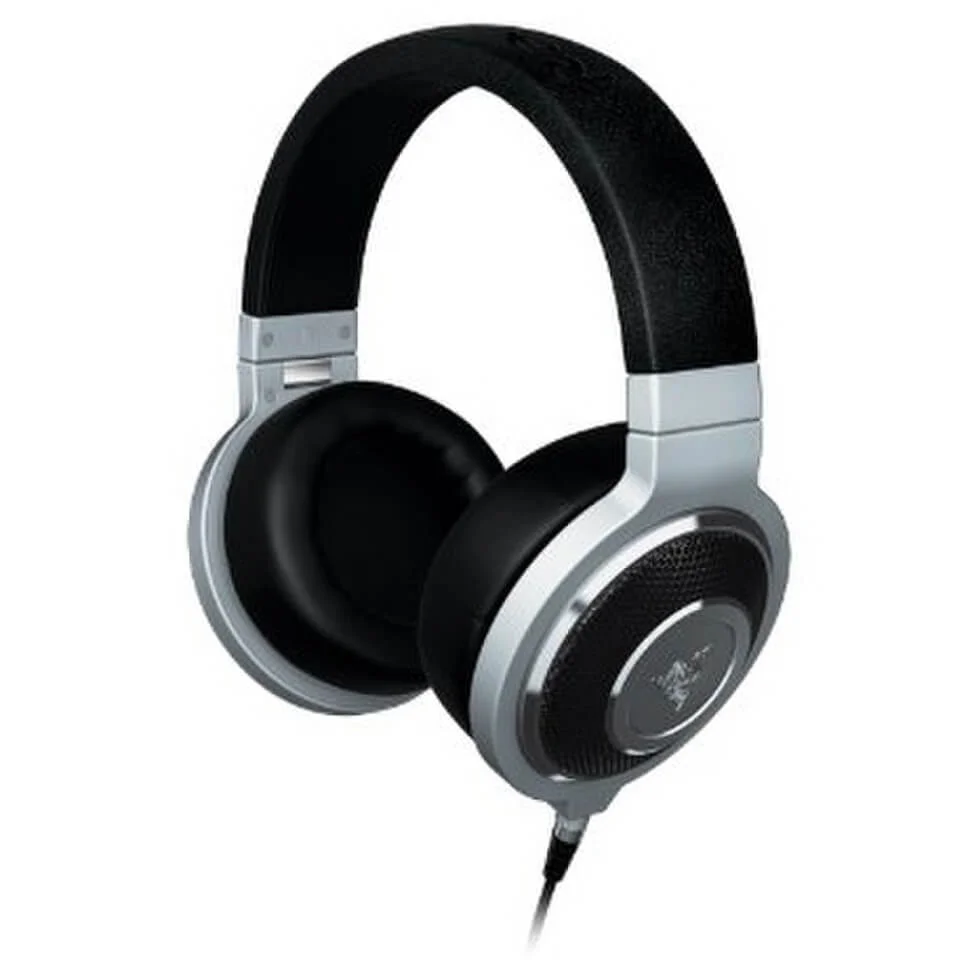 Razer Kraken Forged Music and Gaming Headphones with Mic - Silver Image 1