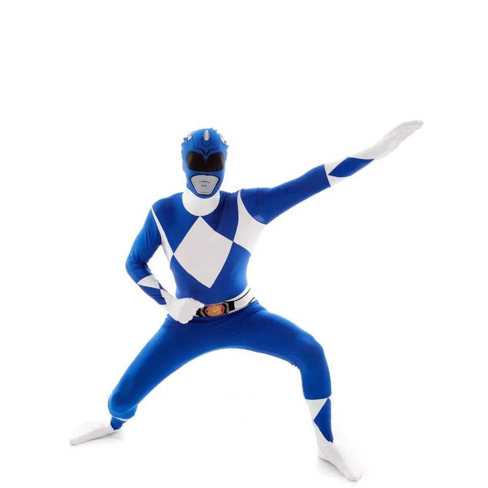 Morphsuit Adults' Power Rangers Blue - M - Blue Image 1
