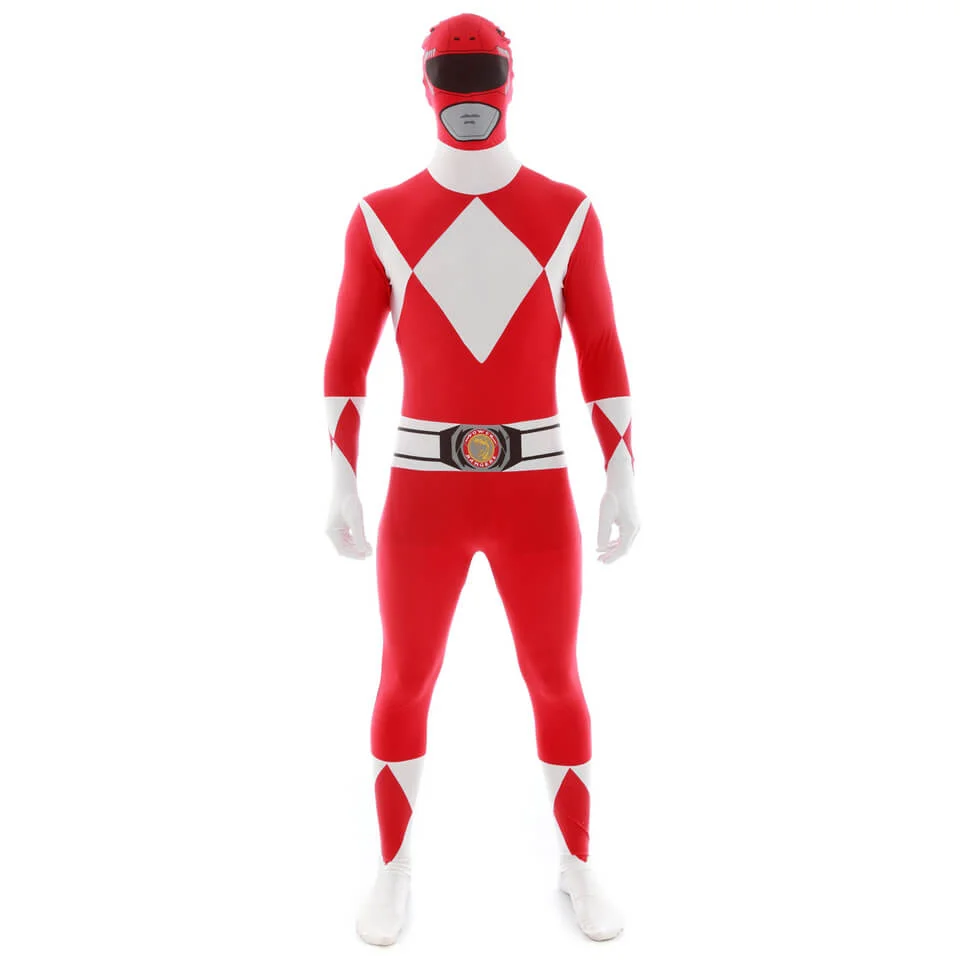 Morphsuit Adults' Power Rangers Red - M - Red Image 1