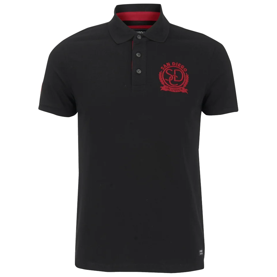 Produkt Men's Embroidered Polo Shirt - Black - S - Black Image 1