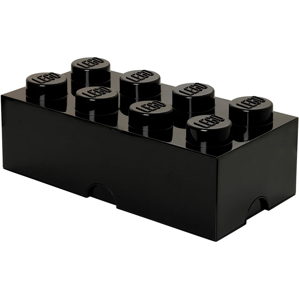 LEGO Storage Brick 8 - Black Image 1