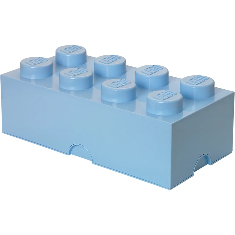 LEGO Storage Brick 8 - Light Blue Image 1