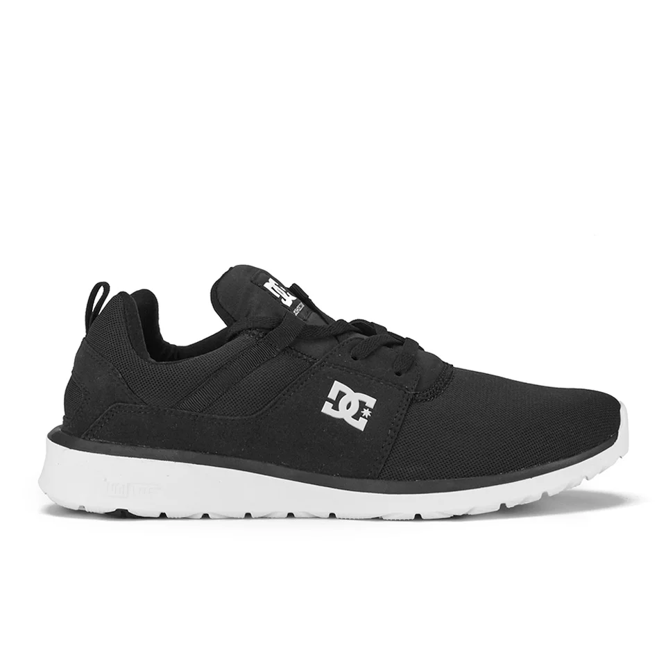 DC Shoes Men's Heathrow Mesh Trainers - Black/White - UK 7 - Black Image 1