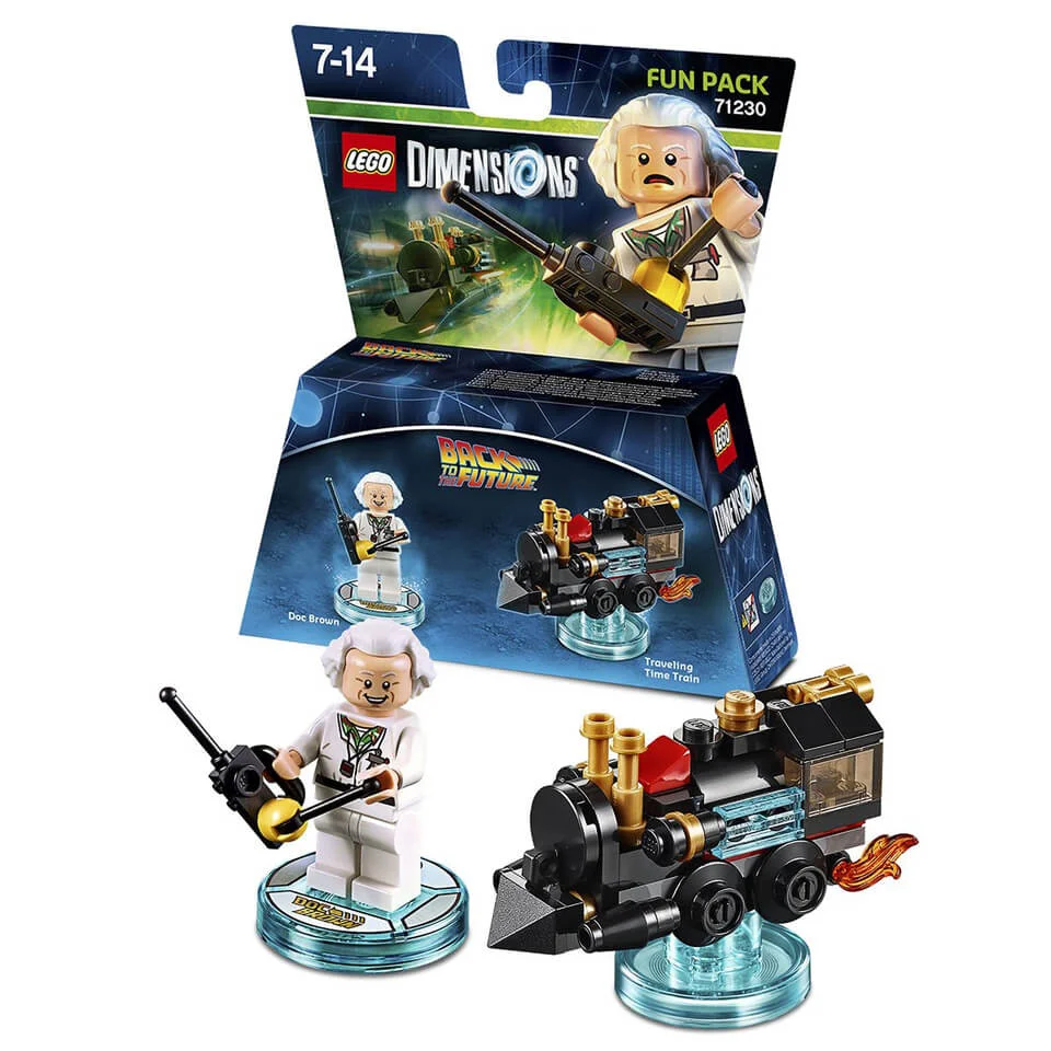 LEGO Dimensions Back to the Future Doc Brown Fun Pack Image 1