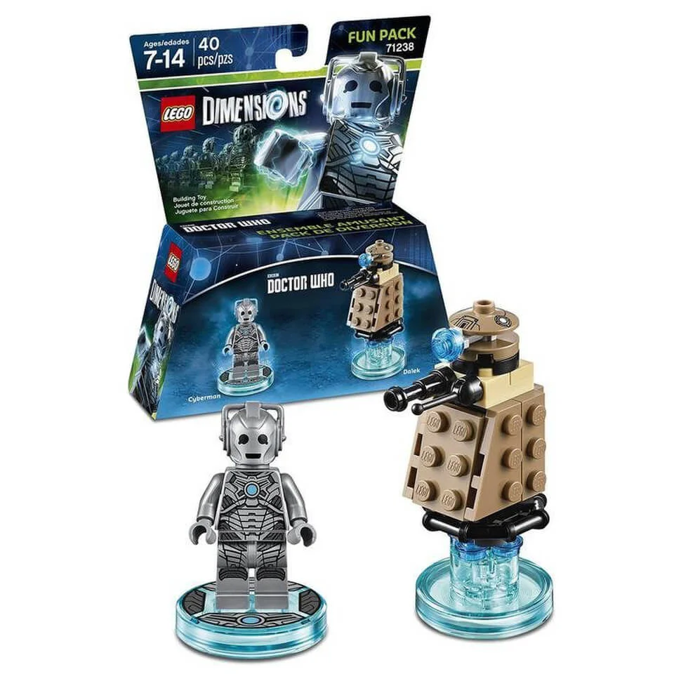 LEGO Dimensions Dr Who Cyberman & Dalek Fun Pack Image 1