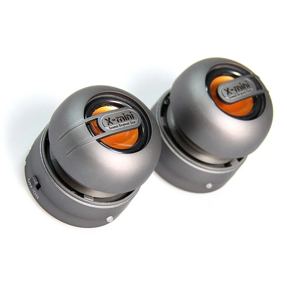 X-Mini Max Capsule Speaker Pair - Gunmetal Image 1