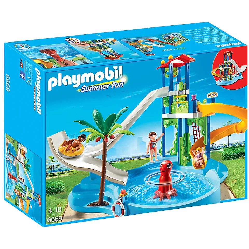 Playmobil Summer Fun Water Park with Slides (6669) Image 1