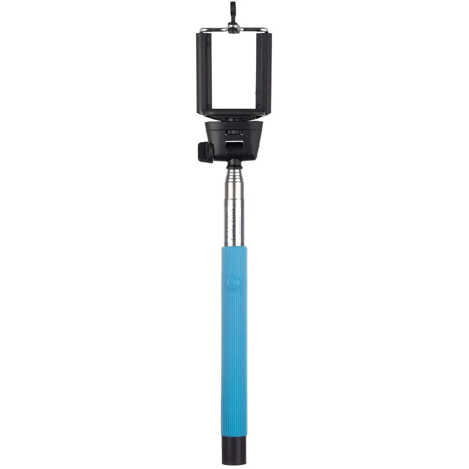Kitvision Basic Bluetooth Selfie Stick With Phone Holder - Blue Image 1