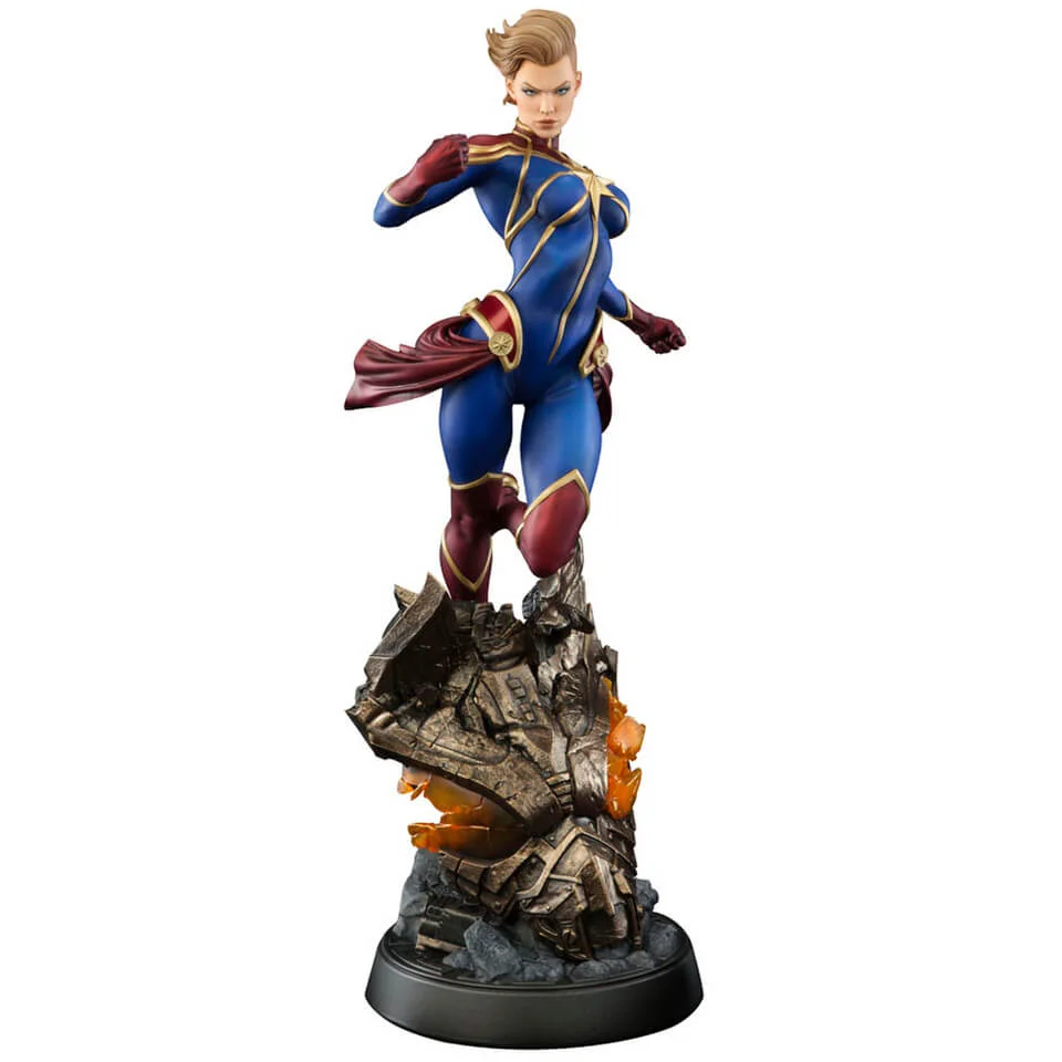 Sideshow Collectables Marvel Captain Marvel Preium Format 22 Inch Statue Image 1