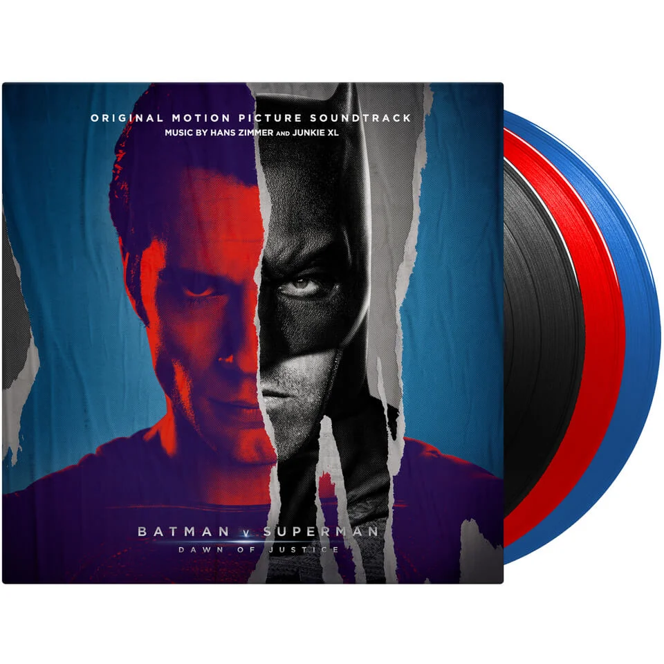 Batman v Superman: Dawn of Justice - The Original Motion Picture Soundtrack OST (3LP) - Limited Edition Coloured Vinyl Image 1