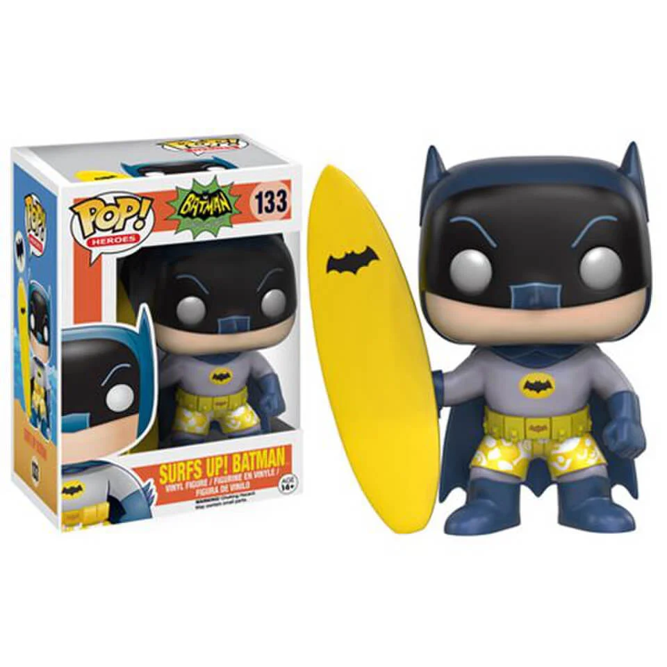 Batman Classic 1966 TV Series Surf's Up Batman Pop! Vinyl Figure Image 1