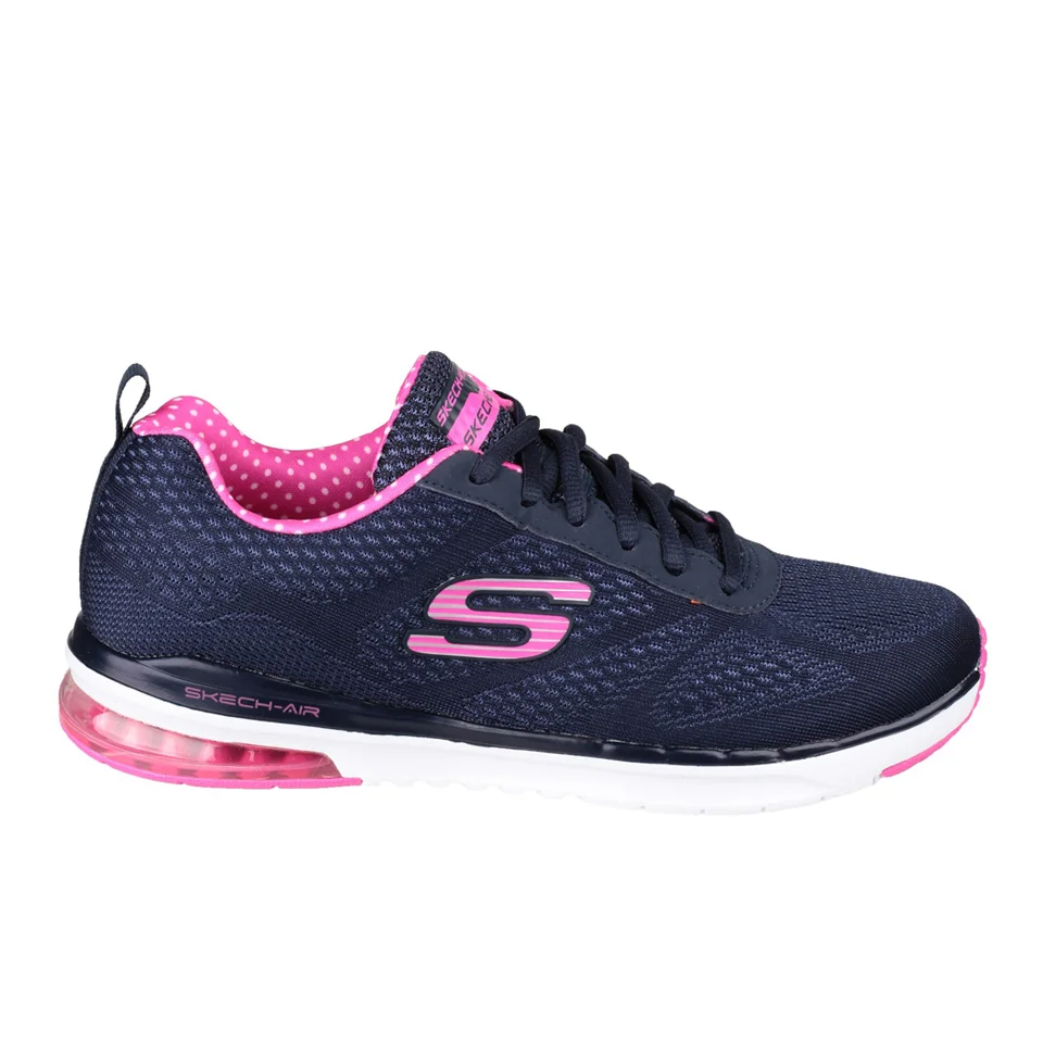 Skechers Women's Skech Air Infinity Low Top Trainers - Navy - UK 3 - Blue Image 1