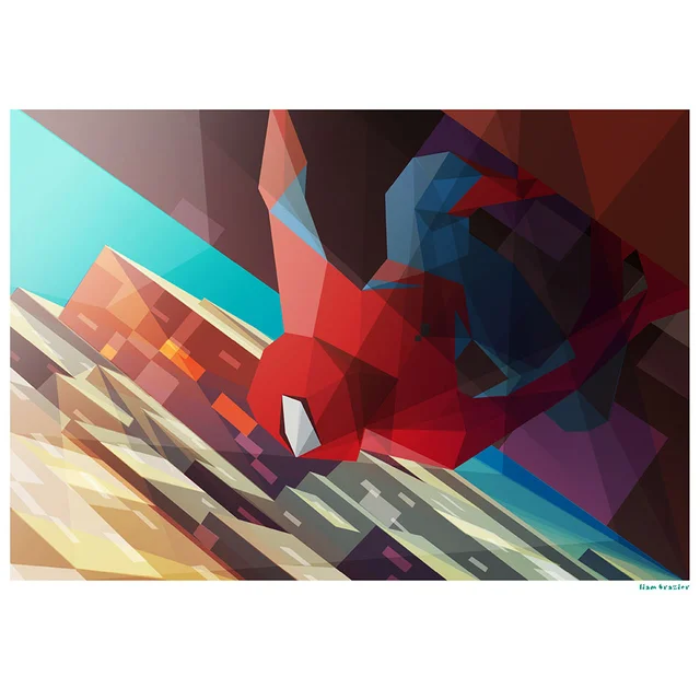 Spiderman Inspired Illustrative Art Print
