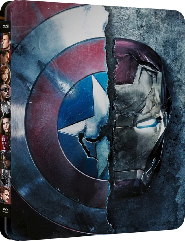 Captain America: Civil War 3D (Includes 2D Version) - Zavvi UK Exclusive Limited Edition Steelbook