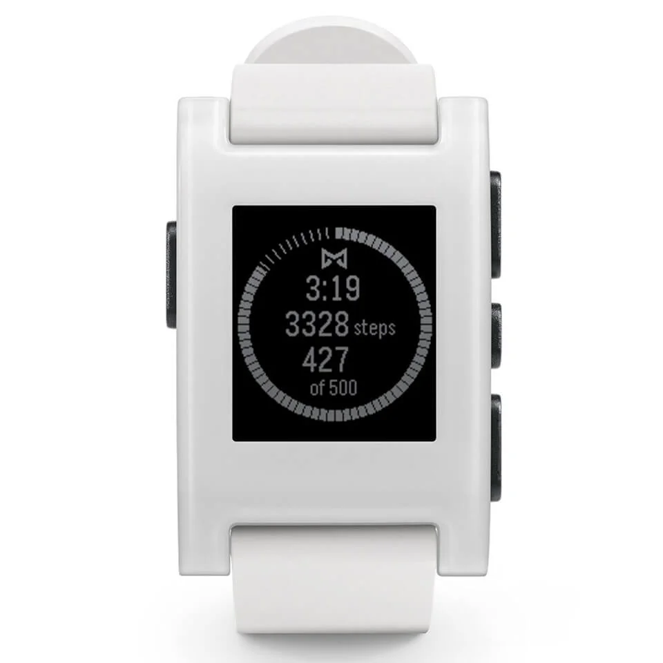 Pebble Classic Smartwatch - White Image 1